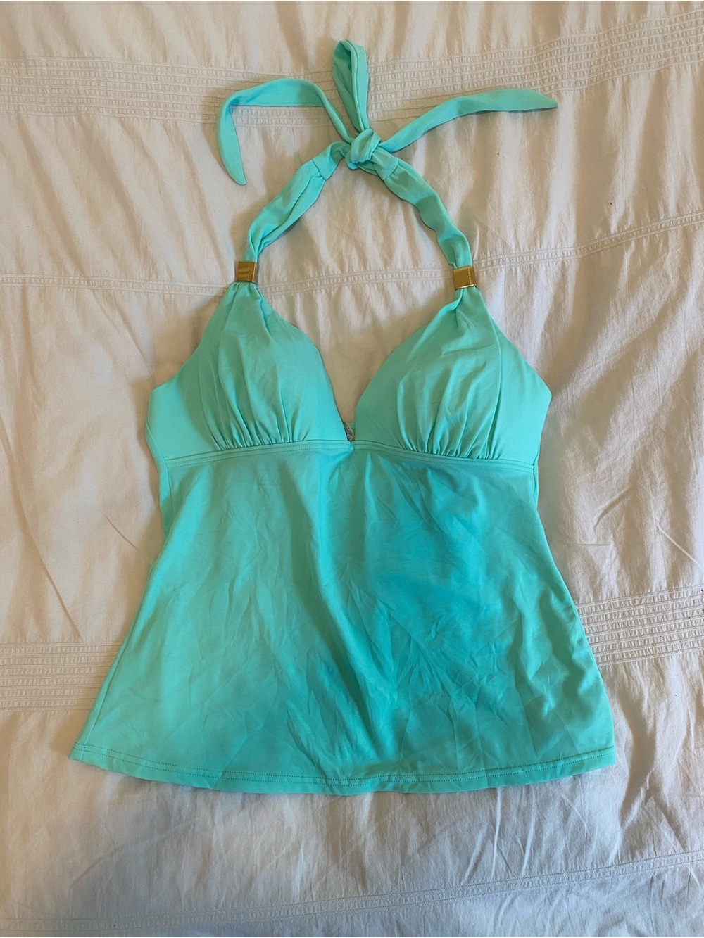 Victoria's Secret Mint Halter Tankini Top